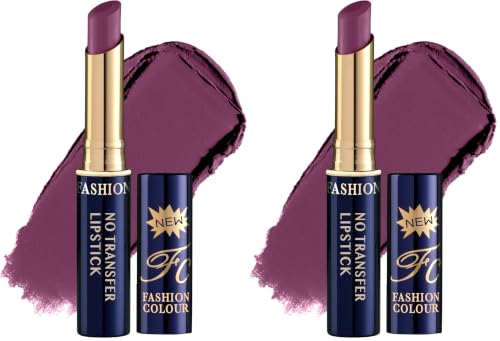 Image of Fashion Colour Lip Super Stay | Non Transferable Lipstick Waterproof | Lipsticks For Women Waterproof | 12-Hour Stay | Matte Finish | Long-Lasting | Highly Pigmented | Bold Colours Shade-52 (Fuscous)