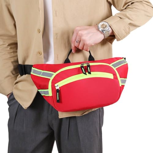 Bolsa médica vacía pequeña con reflectantes para evitar descuidos 7