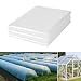 HuaMuDM 3 x 6M Polyethylenfolie Transparent Gewächshausfolie,Tunnelfolie
