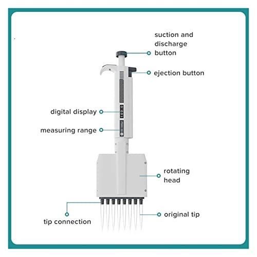 Micropipette 8 canaux 0.5-10ul pour simplifier le pipetage en série