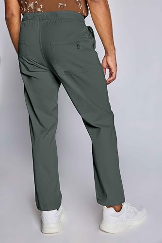 Image of FTX Men Solid Cotton Regular Fit Multicolor Track Pant