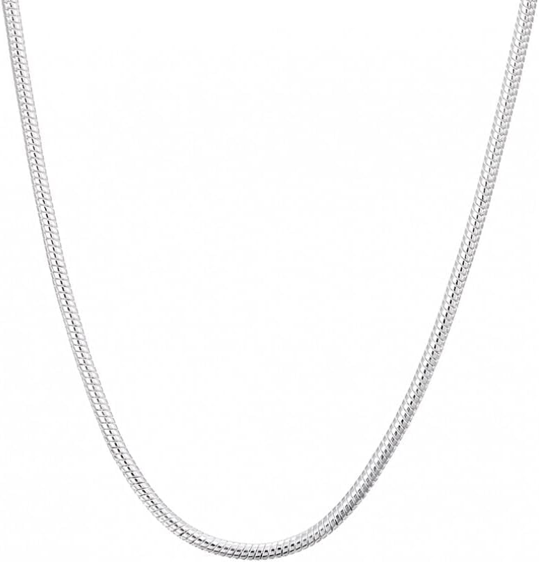 Collar de joyería de plata de ley 925 como regalo atemporal de aniversario unisex