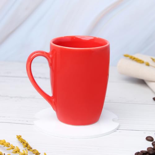 Emble by Vola Vivid Red Porcelain Tea & Coffee Mug-230ml Microwave Safe | Home & Office Use | Kitchen & Dining Luxury Tableware | Ideal for Gifting | (B0CW2Y5SKP) Amazon Price History, Amazon Price Tracker