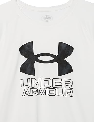 Image of Under Armour Boys' Tech Hybrid Printed Fill Short-Sleeve T-Shirt