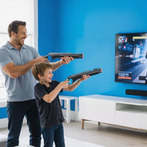 FASTSNAIL [Switch 1/2 Compatible] Shooting Game Gun for Nintendo Switch 2/1/OLED, Detachable Gun Handle with portable for Switch 2/1 Joypad, Hand Grip Controller Accessories for Switch Hunting Games - Image 5