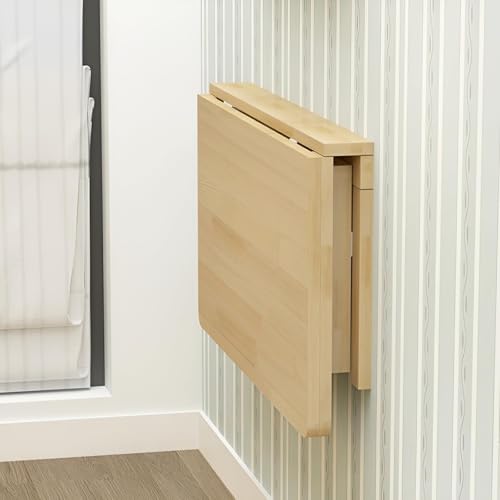 Table pliante pour buanderie et espace de rangement mural gain de place - 4