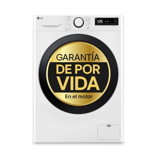 LG F4WR5010A6W - Lavadora Inteligente, 10kg, AI Direct Drive, 1400rpm, Vapor Steam, Clasificación A, Serie 500, Color Blanco