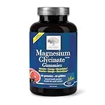 New Nordic Magnesium Glycinate Gummies - Supports Energy, Metabolism, Muscle and Heart Function - Vegan and Gluten Free - Highly Absorbable Form of Magnesium - 60 count