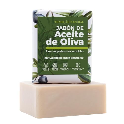 Jabón Artesanal Natural en Pastilla 100g – Hecho a Mano con Ingredientes Naturales – Vegano – Disponible en Carbón Activado, Arcilla o Aceite de Oliva y Multi Pack (Infantil con Aceite de Oliva)