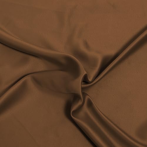 Image of Blackout Door Curtain with Tie Back 8 feet 2 Pcs | Room Darkening, Thermal Insulated, Noise Reducing Heavy Polyester Solid Curtain (Rust Colour)