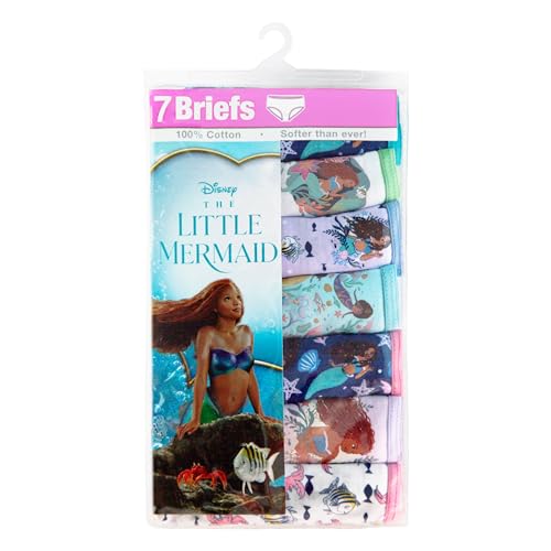 Disney Princess Ariel from The Little Mermaid 100% Combed Cotton Underwear Panties sizes 2/3T, 4T, 4, 6 and 8 - image 2