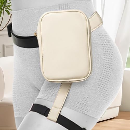 Bolso de pierna para hombres riñonera de cadera impermeable para viajar 6
