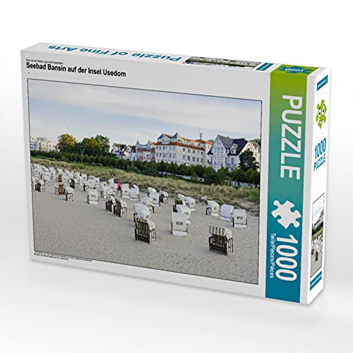 CALVENDO Puzzle Seebad Bansin auf der Insel Usedom 1000 Teile Puzzle quer | Lege-Größe cm Foto-Puzzle für glückliche Stunden