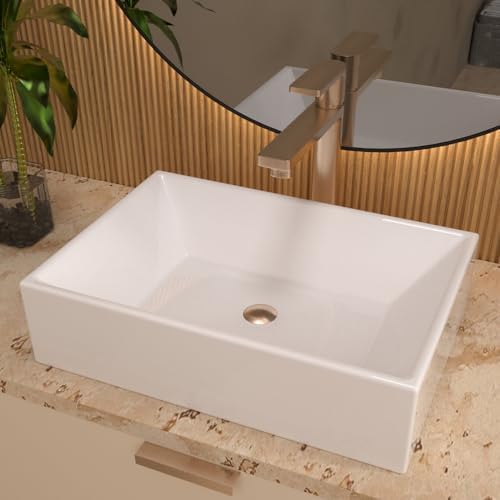 Cuba Pia Sobrepor Banheiro Lavabo Retangular Torino - Branco