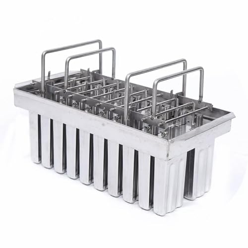 Molde de acero inoxidable para palitos de helado, para hacer paletas de yogur para postres congelados caseros
