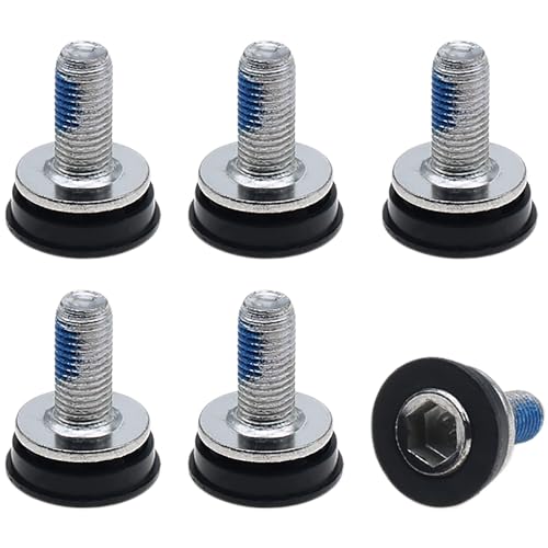 Image of Hex Crank Arm Fixing Bolts 8mm Screw Crank Bolts Capless Bottom Bracket for Bicycle Square Hole Crankset Bottom Bracket(6 PCS)