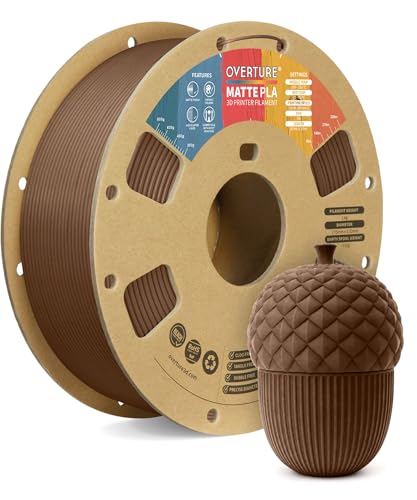 Filament OVERTURE PLA BROWN MATTE