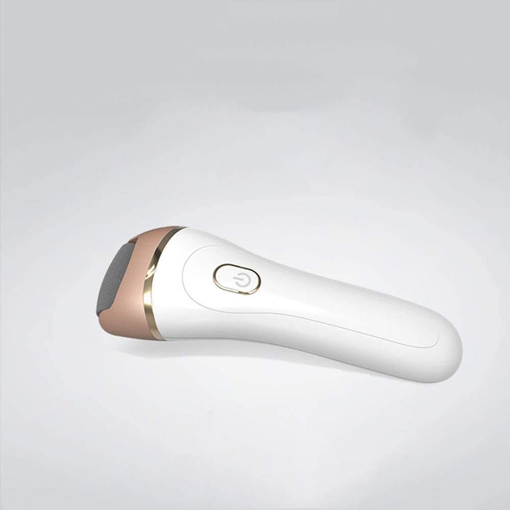 Removedor de callos eléctrico para pies, lima de pies recargable, removedor de piel dura, herramientas de pedicura, kit electrónico de callos para talones agrietados y piel muerta con 3 cabezales de