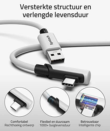 Syntech 6 meter link-kabel compatibel met Quest2 en PC/Steam VR-accessoires, high-speed pc-gegevensoverdracht, USB 3.0 naar USB C-kabel voor VR-headset en gaming-pc - Afbeelding 5