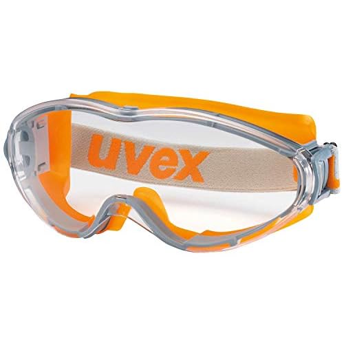 Uvex Ultrasonic Supravision Excellence Schutzbrille - Transparent/Grau-Orange