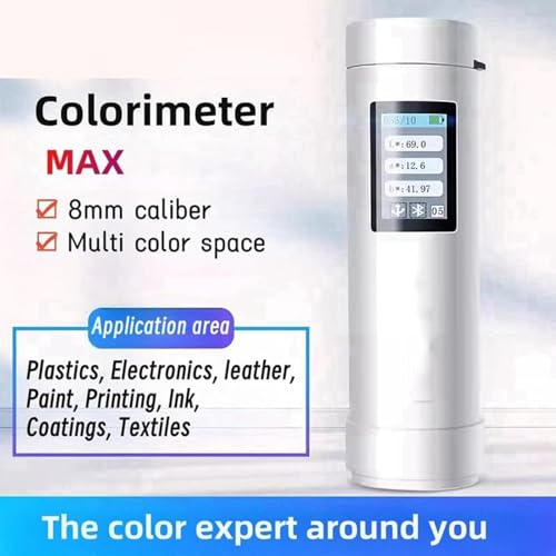 Espectrofotómetro portátil de mano colorímetro digital para plásticos y textiles 3