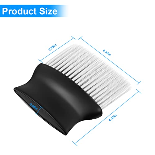 Auto Interior Dust Brush, Car Soft Bristles Detailing Brush, Scratch Free Dust Removal Cleaning Tool Kit, Long Hair Wide Handle Brushes Duster For Auto Dashboard, Air Vents, Leather, Computer (White) #TOP1