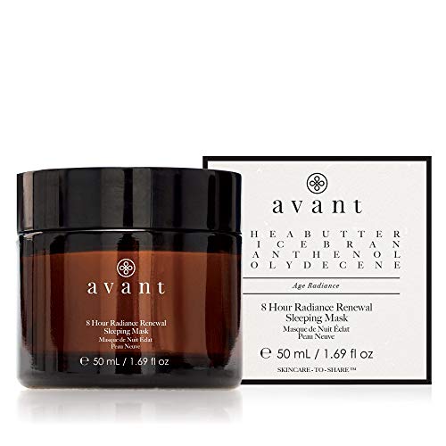 Avant Skincare Mascarilla Noche 8 Horas Renovación Luminosidad, 50 Mililitros