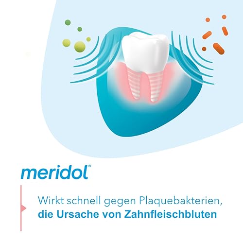 meridol Zahnpasta 3x75ml - Zahncreme bekämpft Zahnfleischentzündungen, antibakterieller Effekt 3
