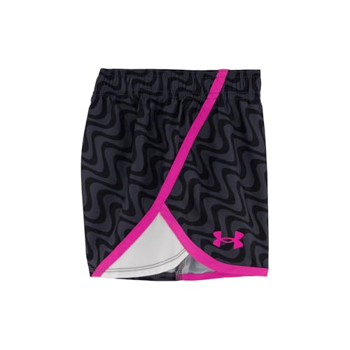 Image of Under Armour Girl's 2-piece Short Sleeve Tee and Shorts Set, Lightweight and Comfortable