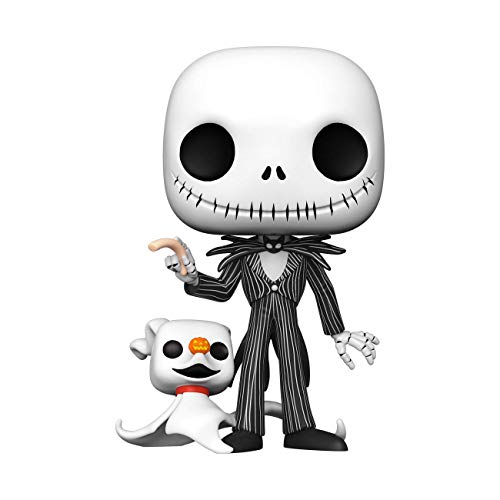 Funko- Pop Disney Christmas-10 The Nightmare Before Christmas Jack w/Zero Figura Coleccionable, Multicolor (49006)