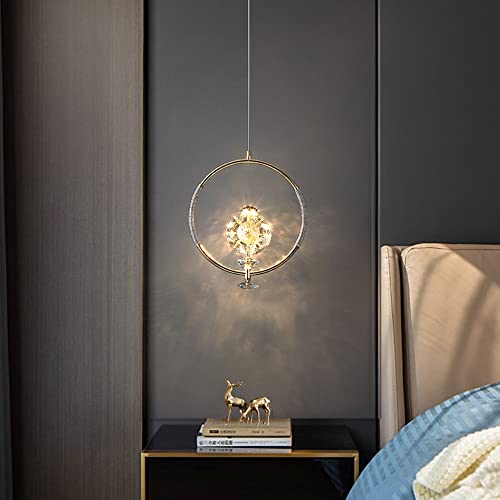Suspension cristal moderne réglable pour éclairage bar et salon - 4