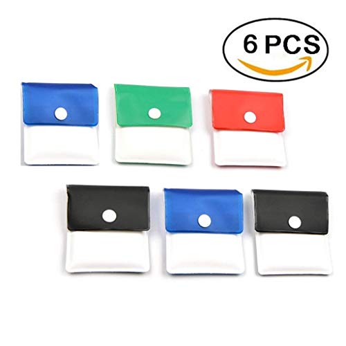 6 Piezas de Bolsillo, cenicero, Bolsa de Ceniza, incombustible, sin Olor a PVC, portátil, compacta y surtida