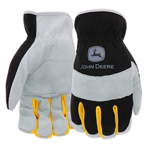 West Chester John Deere JD86020-L Cowhide Palm Gloves, Large