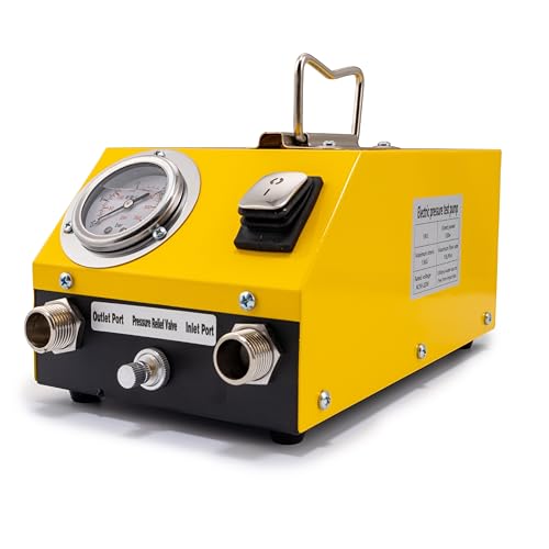 SANTANTOOOL FDC500 Electric Hydrostatic Test Pump Water Pipe Leakage Pressure Tester 180PSI 3Gal/min Electric Water Pressure Test Pump 110V