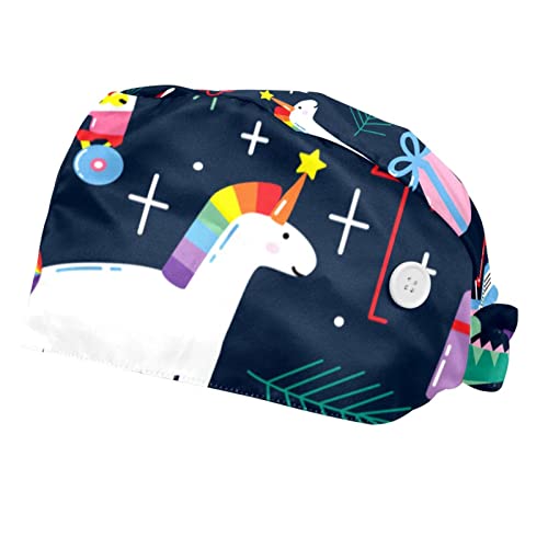 Chapeaux de Travail Licorne et Dinosaure pour Hommes et Femmes - Lot de 2