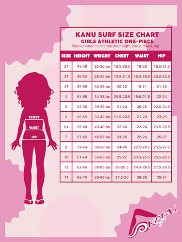 Kanu Surf 7564 Girls Upf 50+ Beach Sport Athletic One Piece Swimsuit thumb #1