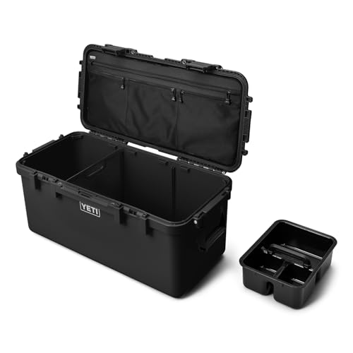 Image of YETI LoadOut 60 GoBox Divided Waterproof Cargo Case, Dry Box, Camera Case, Fishing Tackle Box, Black