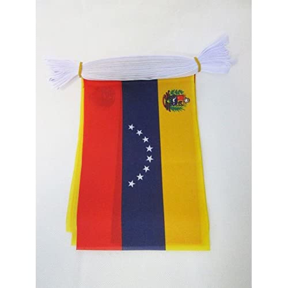 AZ FLAG Guirnalda 6 Metros, 20 Banderas de Ecuador 21x15 cm, Bandera Ecuatoriana 15 x 21 cm - Banderines — view 164