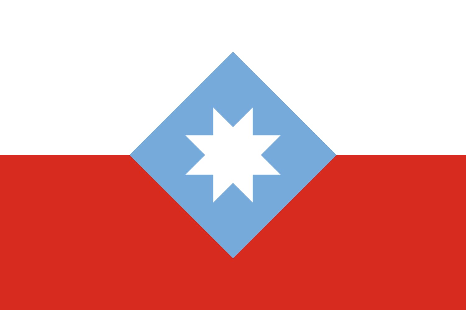 Drapeau Chili Centrada avec Wüñyelfe grand format pour mât extérieur