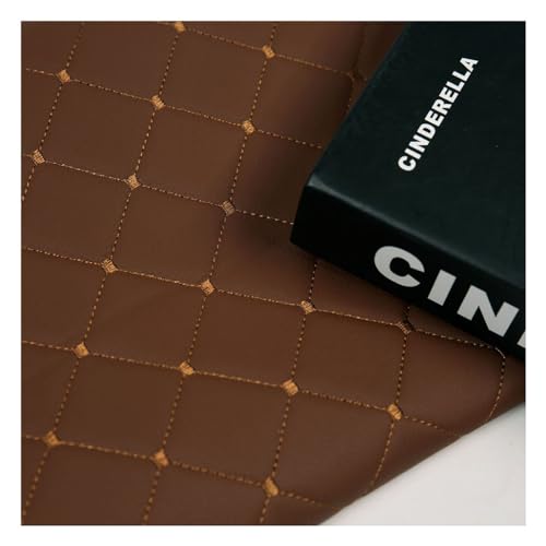 Polipiel Impermeable Tela De Cuero Sintetico Grueso 3mm Vinilo Material De Tela Para Tapizar, Por Metros De Polipiel For Tapizar - Tapicería -para Cojines(Brown,1.4X1m)