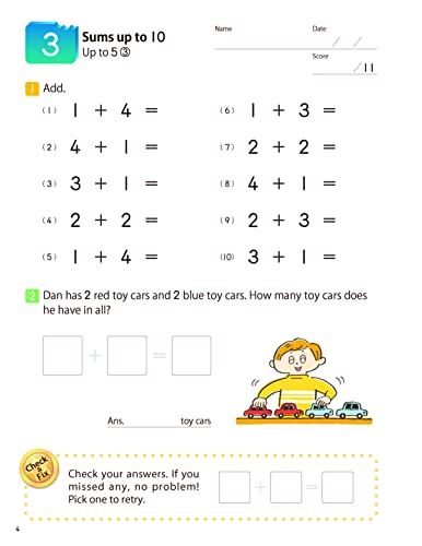 Kumon MathBites: Grade 1 Addition & Subtraction-Bite-Sized Practice, Big Results! - Image 4