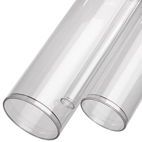 Cleartec SBT00140 3/4in Thin Wall Sealed Bottom X 12.187in (Qty 100) with PCC0.750 3/4in Clear Cap (Qty 100)