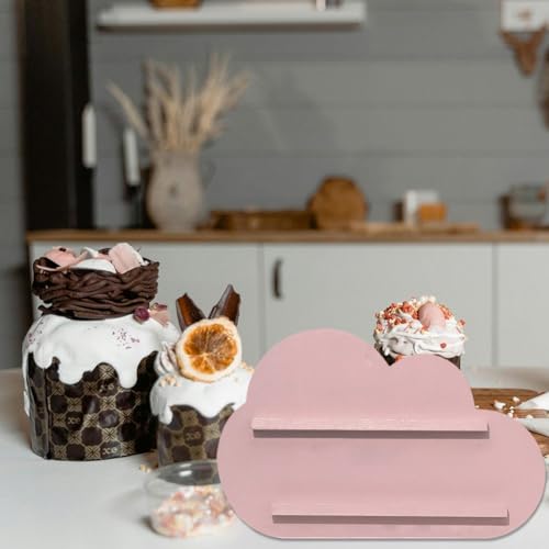Présentoir à beignets nuage en bois robuste pour une décoration de fête durable - 6