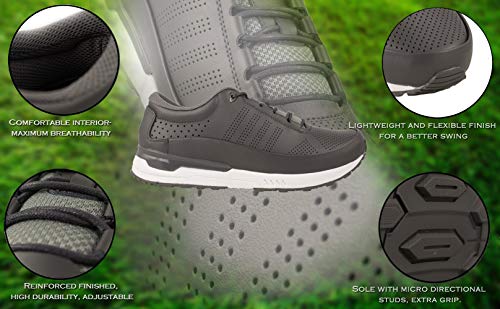 Zerimar-Zapatos-de-Golf-Hombre-Zapatos-Hombre-Deportivos-Zapatos-Hombre-Golf-Zapatillas-Deporte-Hombres-Zapatillas-de-Golf-Hombre-Zapato-Golf-Piel-Color