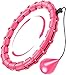 Hula Hoop Reifen Erwachsene, Hula Hoop mit Gewicht Kugel, Hula Hoop Zum Abnehmen mit 24 verstellbare, Fitness Hula Hoop Leise mit fit günstig Kaufen-Hula Hoop Reifen Erwachsene, Hula Hoop mit Gewicht Kugel, Hula Hoop Zum Abnehmen mit 24 verstellbare, Fitness Hula Hoop Leise