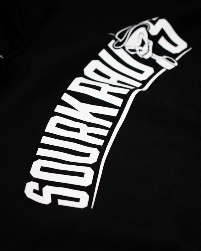 SOURKRAUTS Hoodie SK in Bordeaux