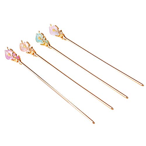 アンティーク　ヴィンテージ　髪飾り かんざし　4本セット アンティーク ヴィンテージ 髪飾り かんざし 4本セット