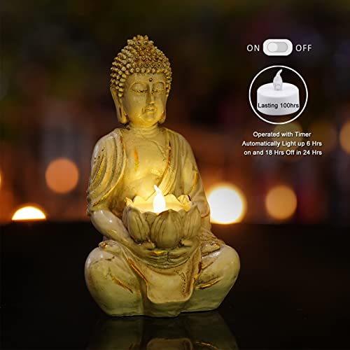 Statue Bouddha décoration zen intérieur et accessoires méditation - 5