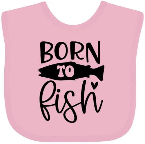inktastic Born To Fish Baby Bib