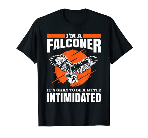 Falconer Falcon Hunter Falconer Rastreador de Falconer Duck Hunter Falconry Camiseta
